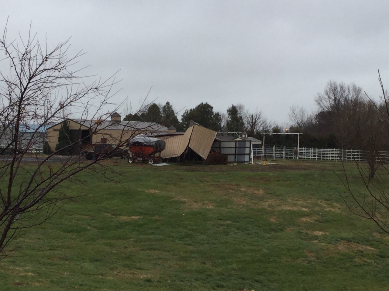 Southeast of Lewistown. NWS survey photo