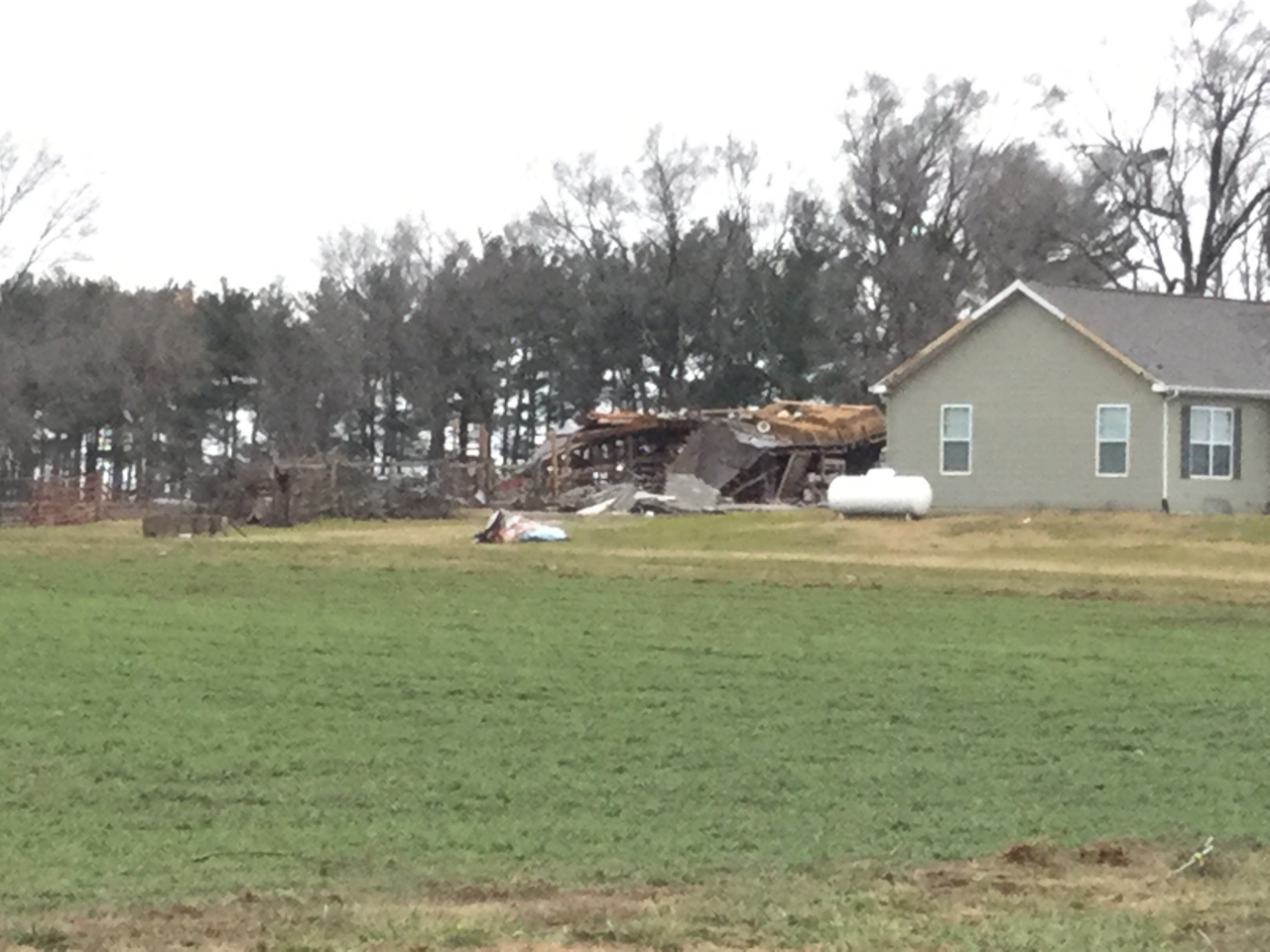 Southeast of Topeka. NWS survey photo